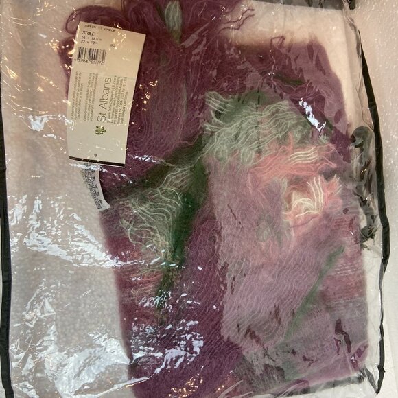 NWT Mohair Wool Scarf Shawl St Albans Australia - Picture 14 of 14